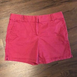 Loft wine colored riviera 6” shorts